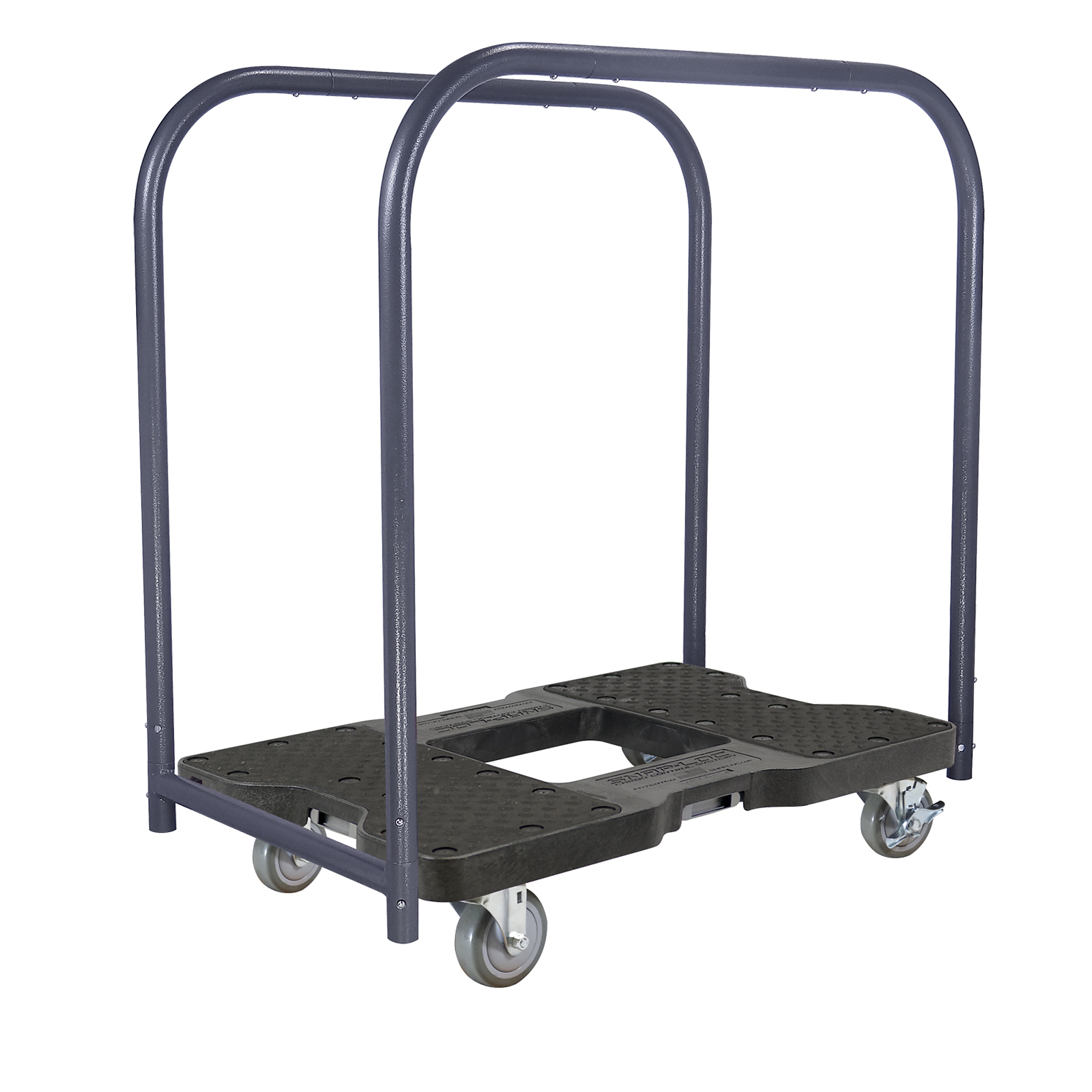 Snap-Loc Industrial Strength E-Track Panel Cart Dolly - 1500-Lb. Capacity, 38in. Height, Black, Model# SL1500PC4B